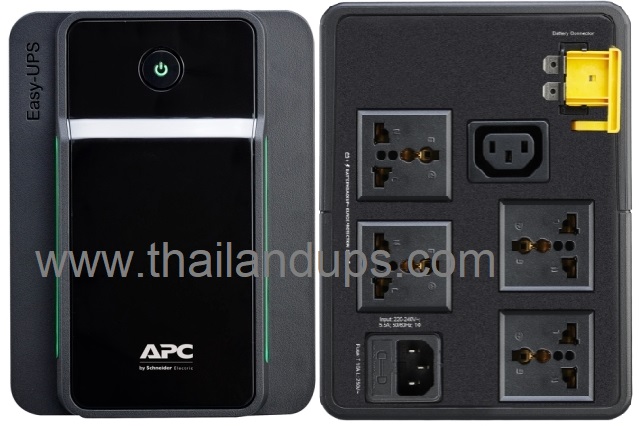 apc bvx1200li-ms เป็นรุ่นที่มีปลั๊กด้านหลังเครื่องที่เป้นแบบ universal outlet ถึง 4 ช่อง  และมีกำลังไฟ 650 watts  apc ups รุ่น นี้ เหมาะกับคอมพิวเตอร์  และกล้องวงจรปิด  สำรองไฟ ได้นาน  ( ขึ้นอยู่กับการ load ของอุปกรณ์ )